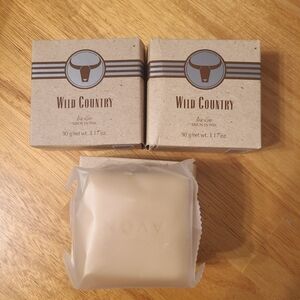 Set For 3 AVON Wild Counry Bar Soaps 90 Gr. Each
